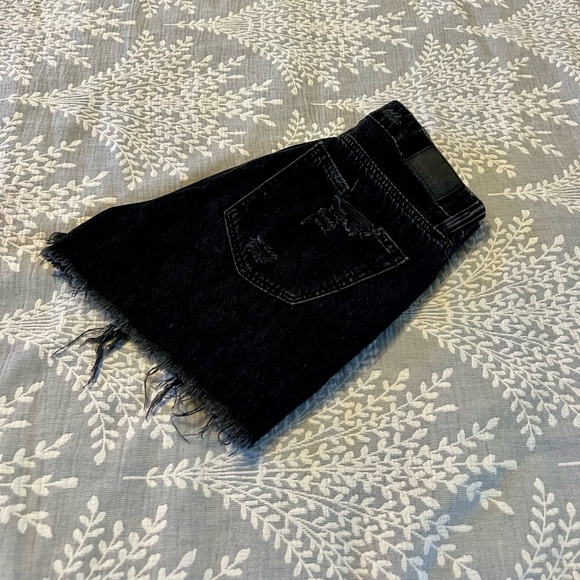 American Eagle Outfitter Black Distress Short size 0 - Picture 4 of 8